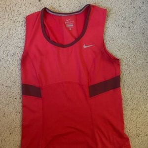Pink Nike workout top